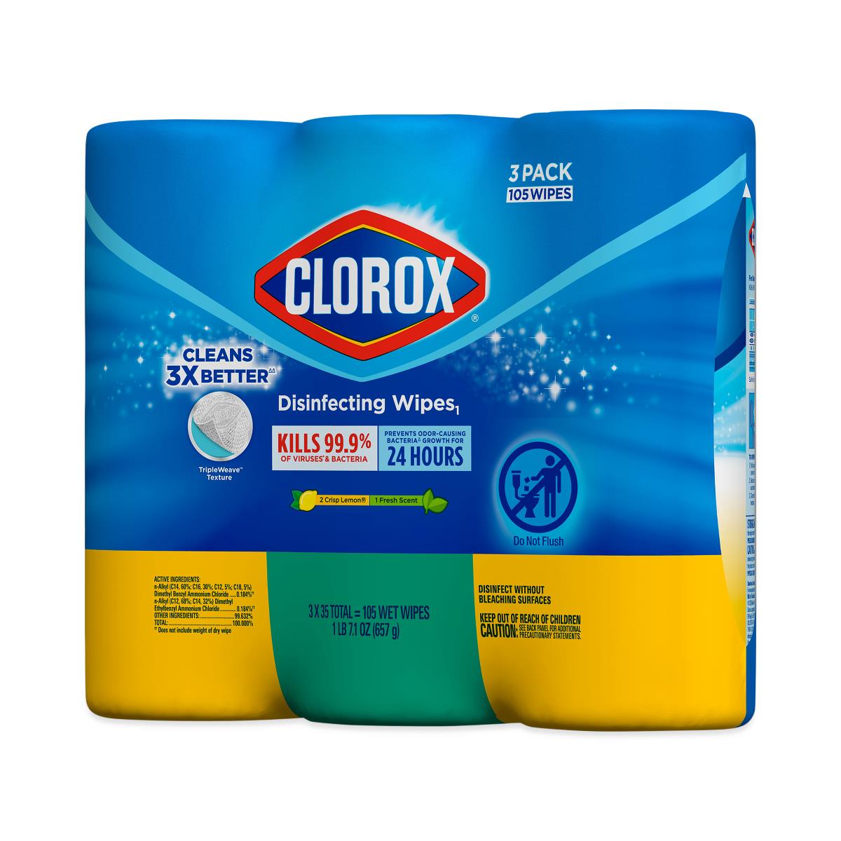 Paquete económico de Clorox x3